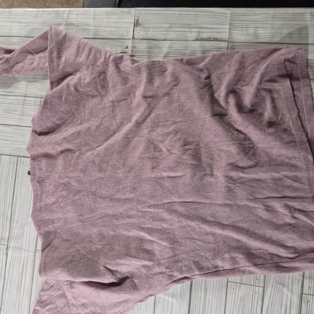 Mila Milano Womens Long Sleeve Knit Top Mauve Purple Crew Neck Size M 13327 - Picture 2 of 5